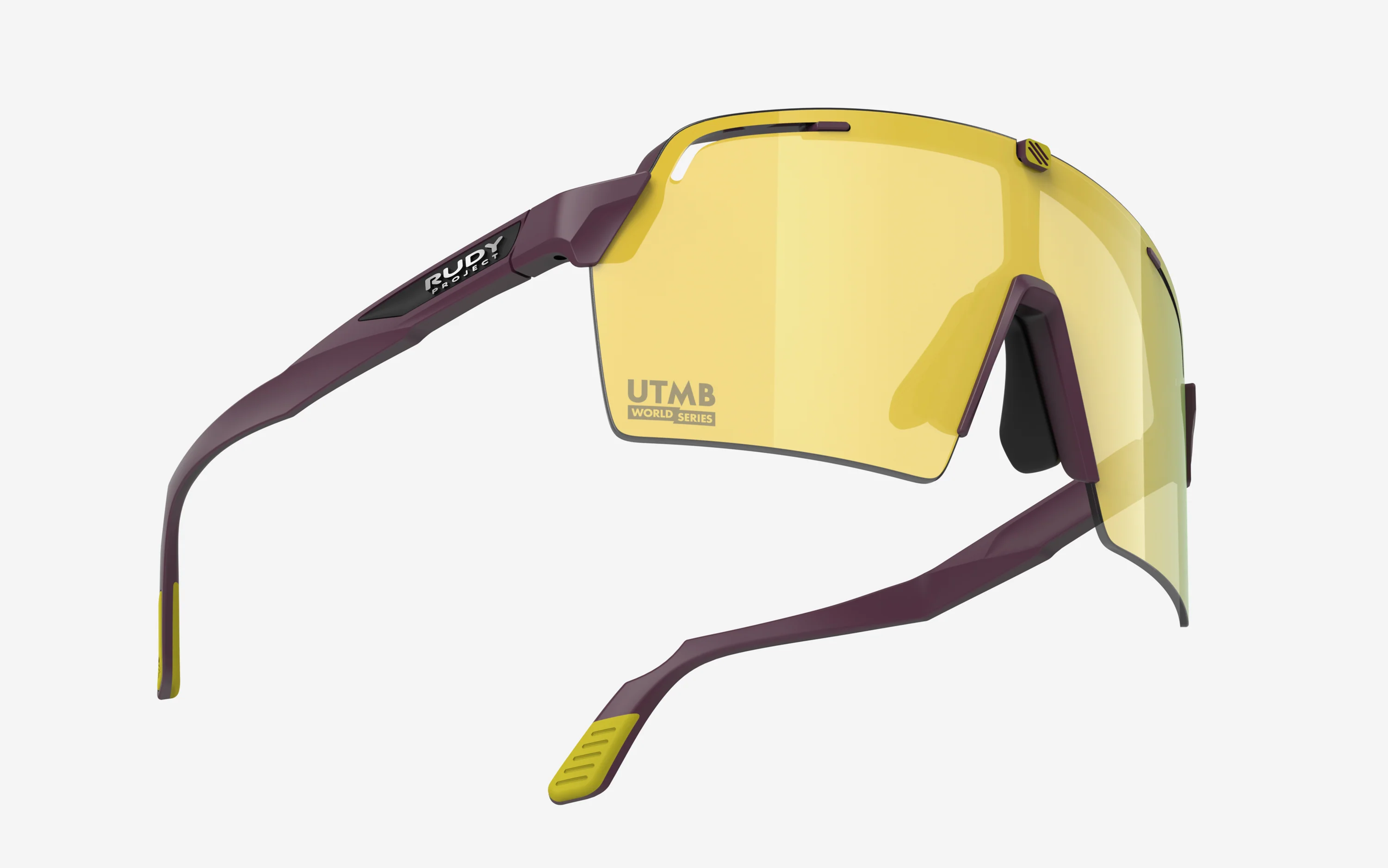 Spinshield Pro UTMB Cabernet Matte - ML Yellow - Image 3