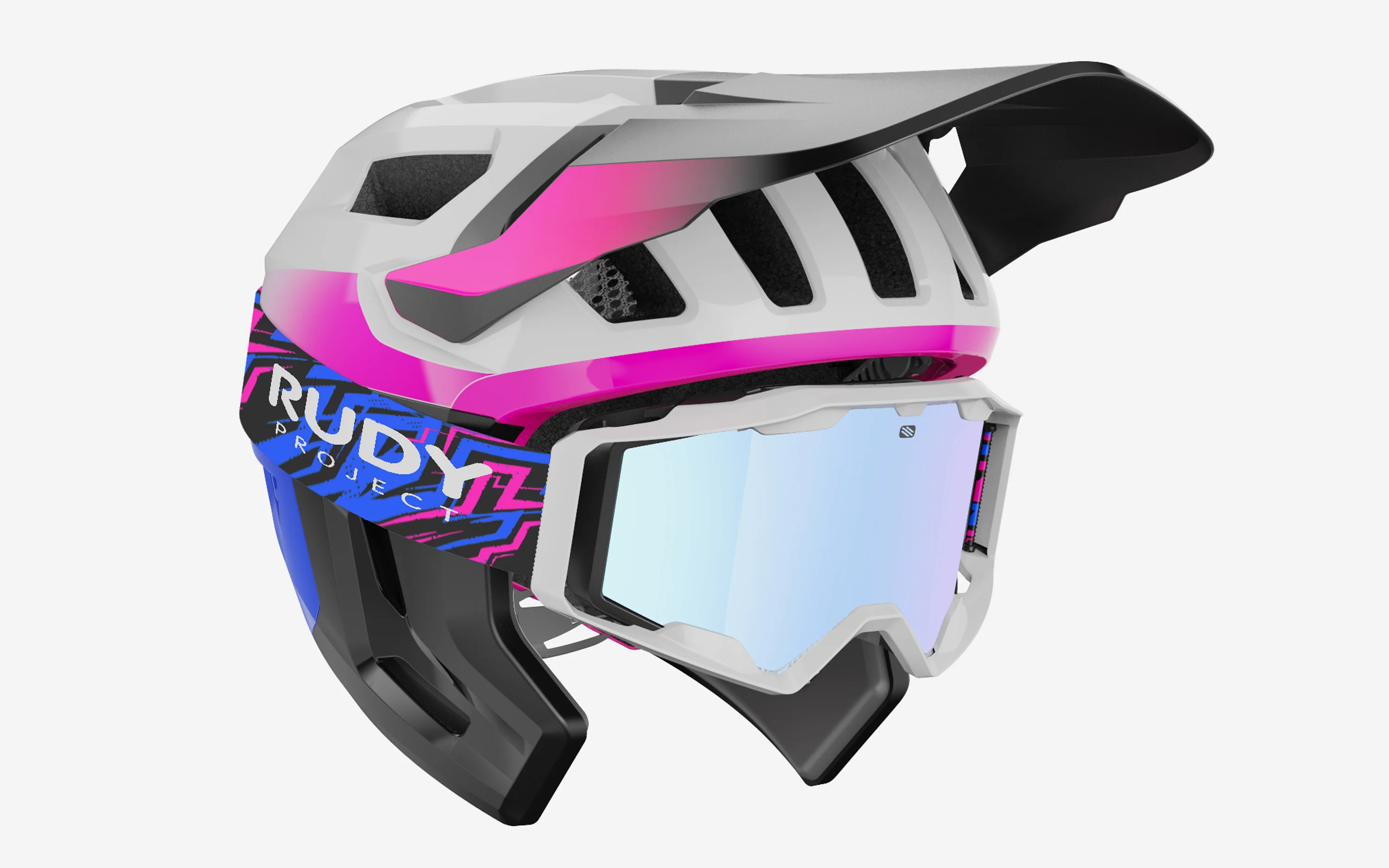Terraform Pro White/Pink/Cyber Blue Shiny - Image 2